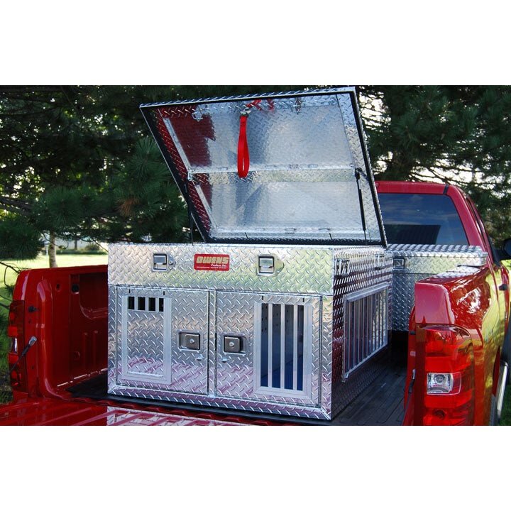 Owens Hunter All Seasons Aluminum Double Dog Box - 55038