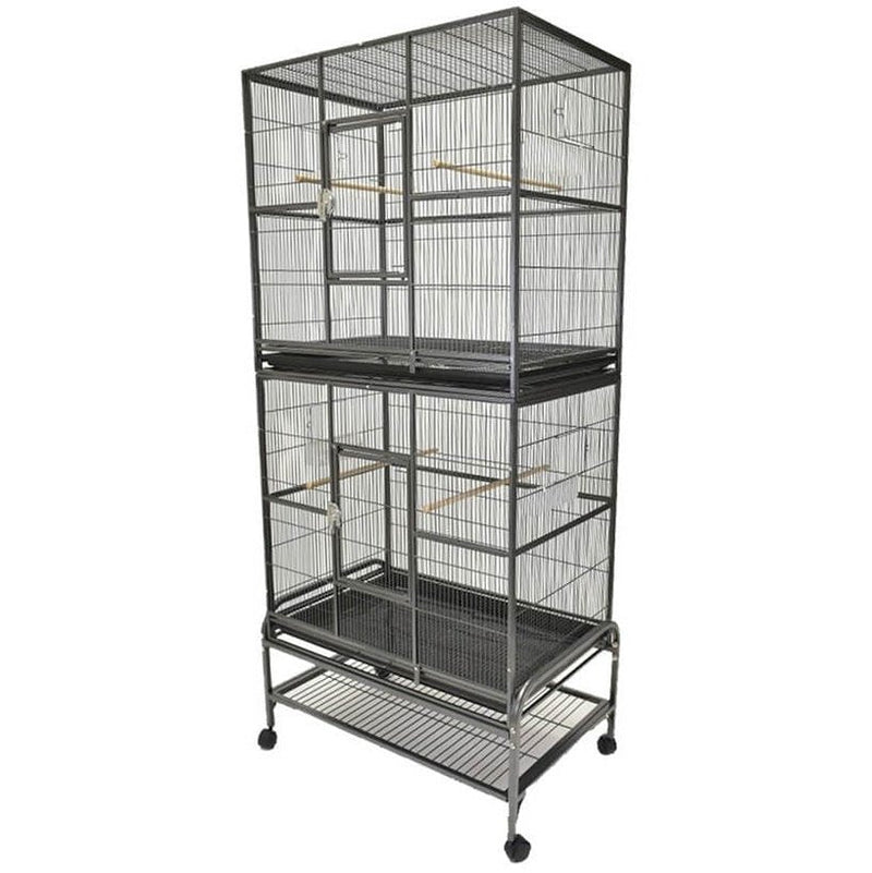 A&E 32"X21" Double Stack Flight Cage - 13221-2