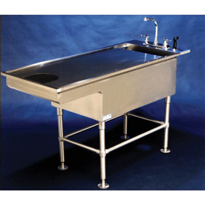 PETLIFT All Stainless Steel Bi Level Veterinary Wet Table - PL-TW4L-901-60