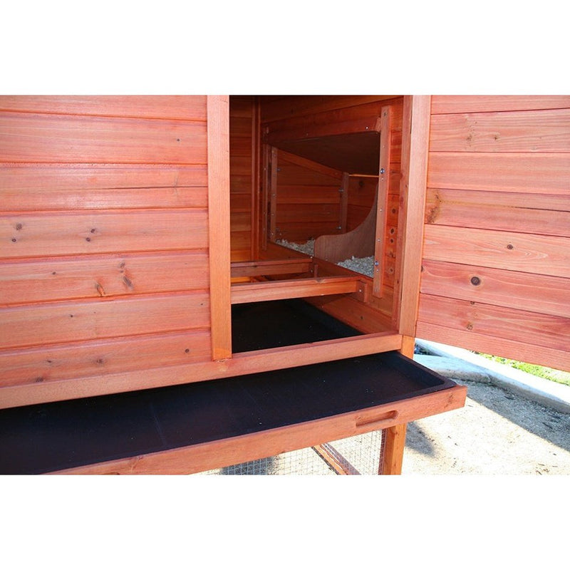 Rugged Ranch™ Raised Wood Chicken Coop (Up to 6 chickens)